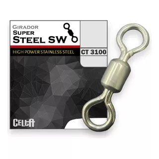 Girador Para Pesca Celta Super Steel Sw Ct 3100 N°1/0 C/ 6