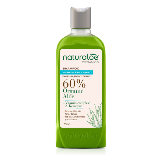 Shampoo Naturaloe Hidratación Y Brillo 350ml