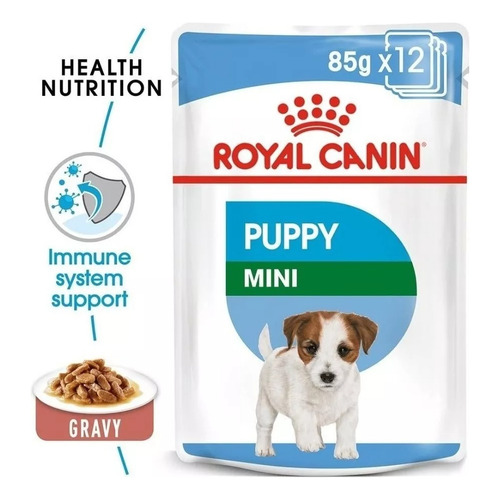 Alimento Royal Canin Mini Mini Puppy para perro cachorro de raza mini sabor mix en sobre de 85 g
