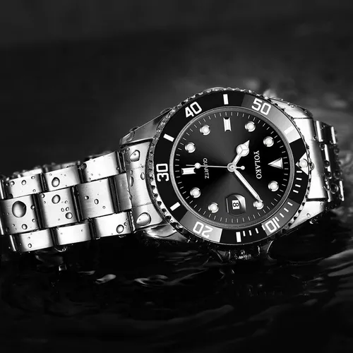 Reloj pulsera YOLAKO RJ49 anal gico para hombre con correa de