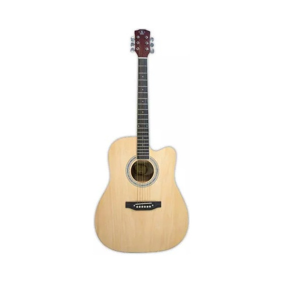 Guitarra Acústica Texana Natural Con Corte Symphonic Ed11 N 