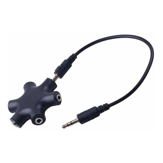 3,5mm Audio Aux Cable Splitter 1 Macho A 5 Hembra Auricular
