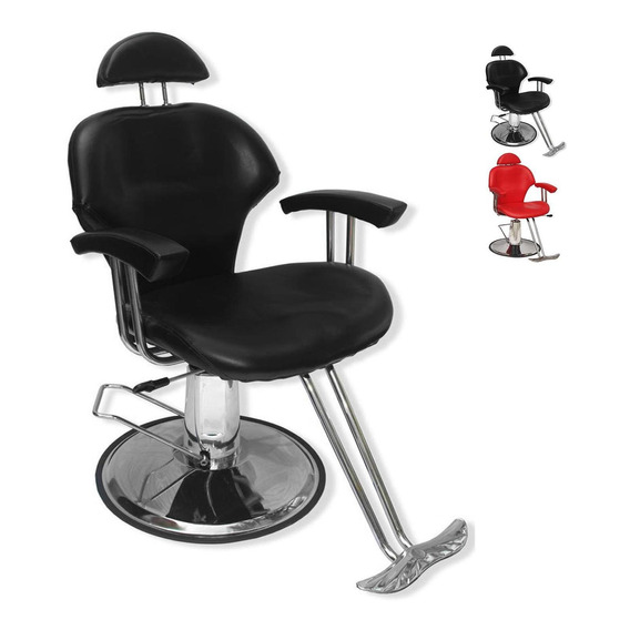 Silla Sillon Barberia Estetica Hidraulica Reclinable Salon E