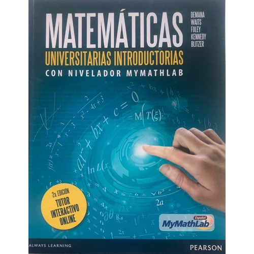 Libro Matemáticas Universitarias Introductorias / 2° Edición