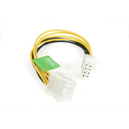 Cable Ext Fuente Poder (8pinmacho 8pinhembra) Start /v Color Amarillo