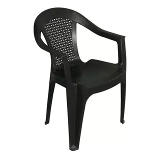 Sillón Silla Apilable Verona Mascardi Negra Reforza Córdoba