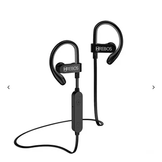 Fone De Ouvido Neckband Wireless Microfone Integrado Correr Cor Preto