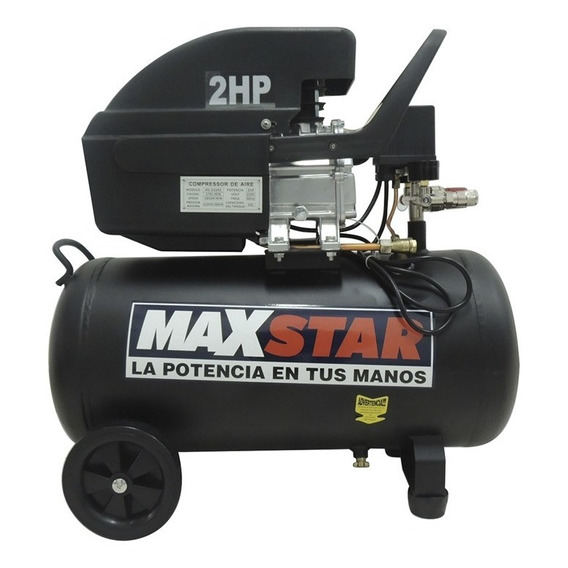 Compresor Maxstar 50lts. - 2hp - 115lbs. - 1 Año De Garantía