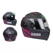 Casco Moto Abatble Ghira Gh1000 Niña Mujer Certificado Dot