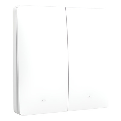Tecla Kinetic Pulsador Blanco 2 Canales Radiofrecuencia Mc