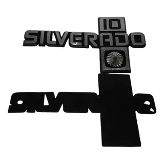 Emblema Silverado 10 Pick Up 86-89 Silverado. 3322