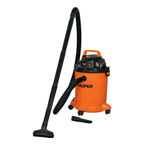 Aspiradora De tacho Truper ASP-04 15L  naranja 127V 60Hz