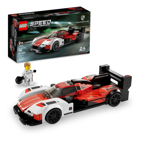 Kit Lego Speed Champions Porsche 963 76916 280 Piezas 3+