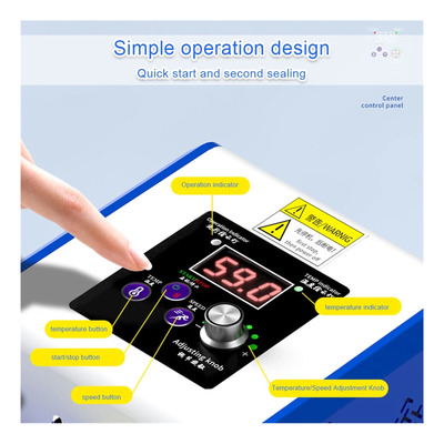 Sellador Rápido De La Máquina De Sellado Rápido Del Control