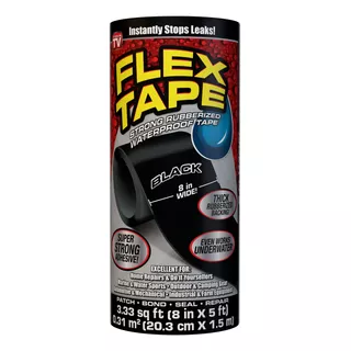 Cinta Flex Tape Negro Tamaño Xl