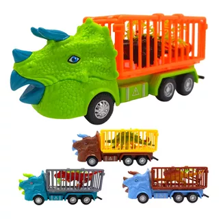 Caminhão De Brinquedo Genérica Caminhão Transporte Dinossauro