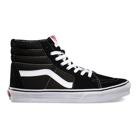 Championes Botitas Vans Sk8-hi Negro