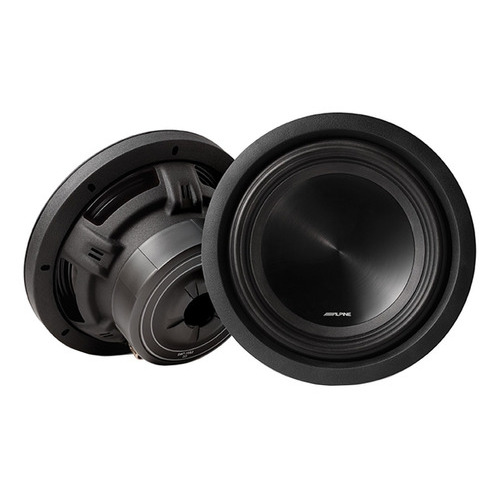 Subwoofer Alpine Swt-10s2 10 Pulgadas 2ohms Color Negro