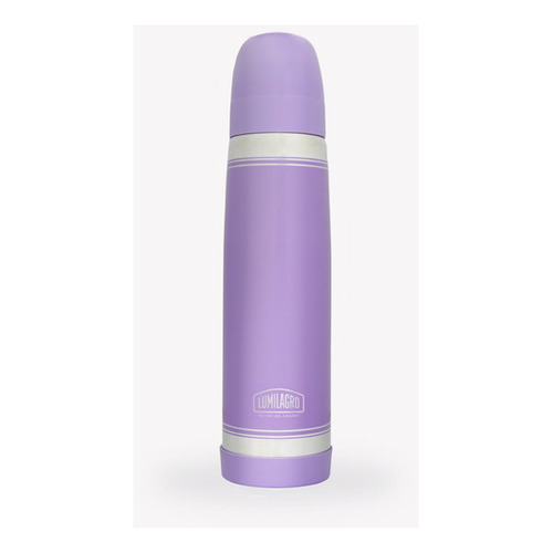 Termo Acero Inoxidable Lumilagro Luminox 1 Litro  Color Violeta pastel