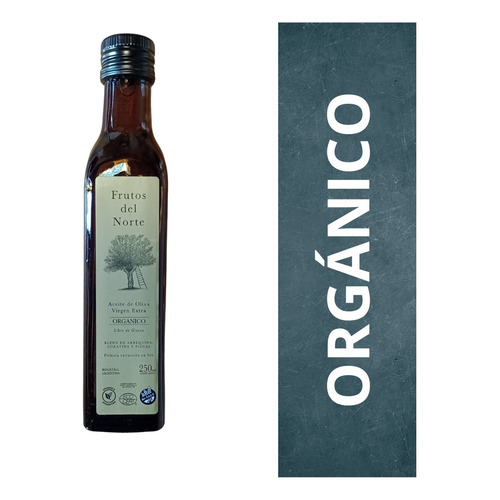 Aceite De Oliva Orgánico Frutos Del Norte X 250 Ml V. Extra