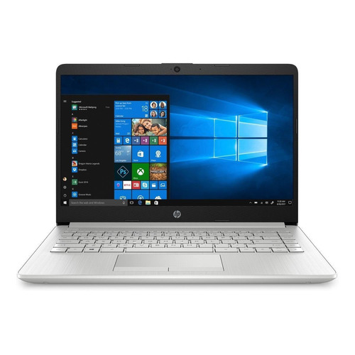 Notebook HP 14-dk1025wm silver 14", AMD Ryzen 3 3250U  4GB de RAM 1TB HDD, AMD Radeon Vega 3 1366x768px Windows 10 Home