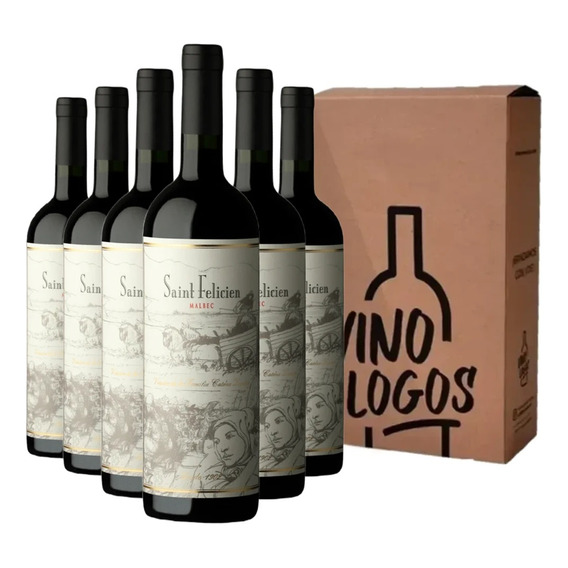 Vino Saint Felicien Malbec Caja X6 - Oferta Vinologos