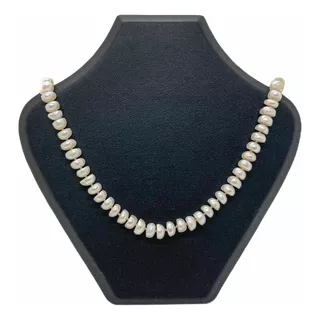 Cadena Collar Perlas Cultivadas Cierre Mosquetón 53cm 