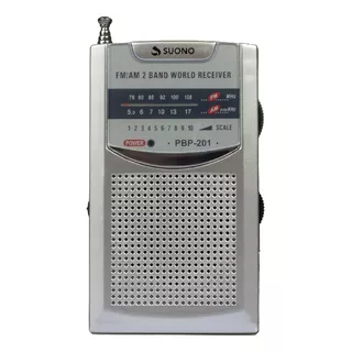 Radio Portatil Am Fm Parlante Con Entrada Aux Con Pilas No Incluidas