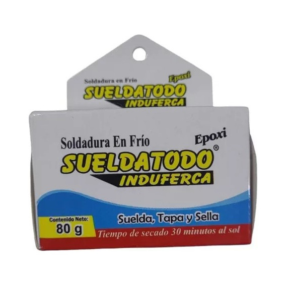 Masilla Epoxica Blanca Sueldatodo De 80gr 