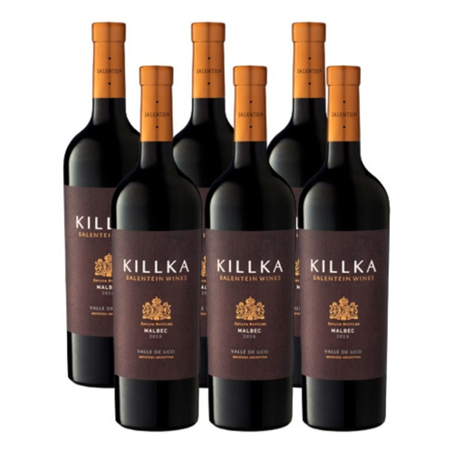 Vino Killka Tinto Malbec 750ml X6