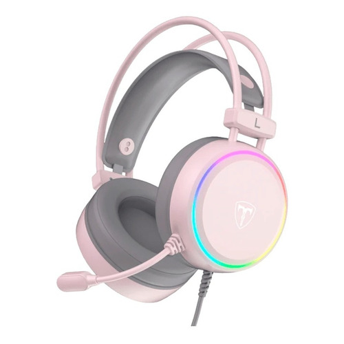 Headset T-dagger Sona Pink T-rgh304p Audio 7.1 Usb - Rgb