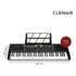 Organo Teclado Musical 61 Teclas Microfono 200 Tonos Ritmos IMBACK ITM008 Color Negro