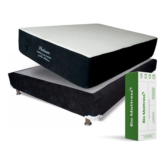 Colchon+box Bio Mattress Matrimonial Platinum Memory Foam   