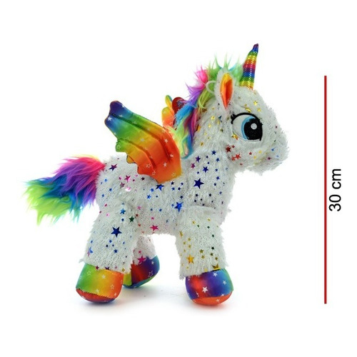 Phi Phi Toys Peluche Unicornio 30 Cm Con Estrellas 4159