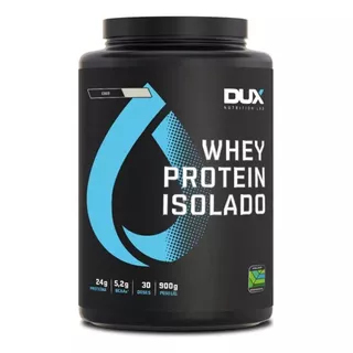 Whey Protein Isolado Dux Nutrition - Pote 900g Sabor Coco