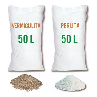 Perlita + Vermiculita 50 Litros C/u