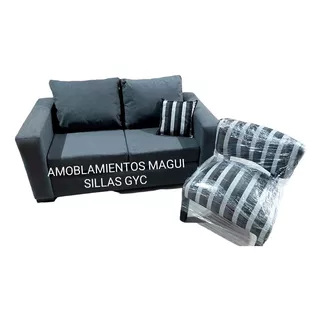 Juego De Living Sillón De 2 Cuerpos + 1 Matera Simple