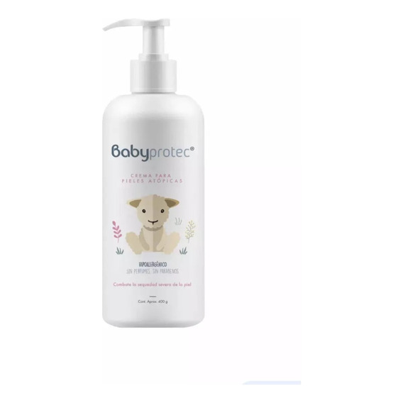 Crema Para Bebé Babyprrotec Pieles Secas O Atópicas 400 G.