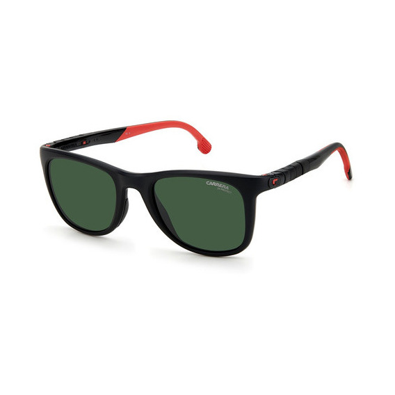 Gafas de sol solares Carrera Hyperfit 22/s, lentes negras lisas, color verde