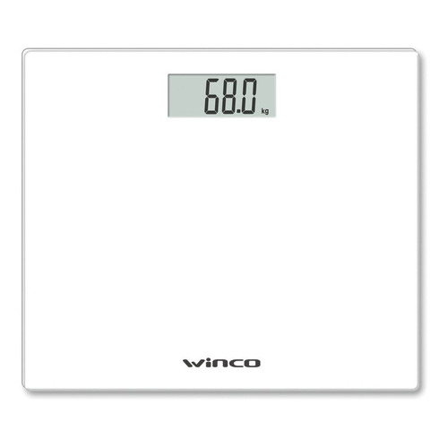 Balanza Digital Personal Para Personas Baño Led Winco W-7000 Color Blanco