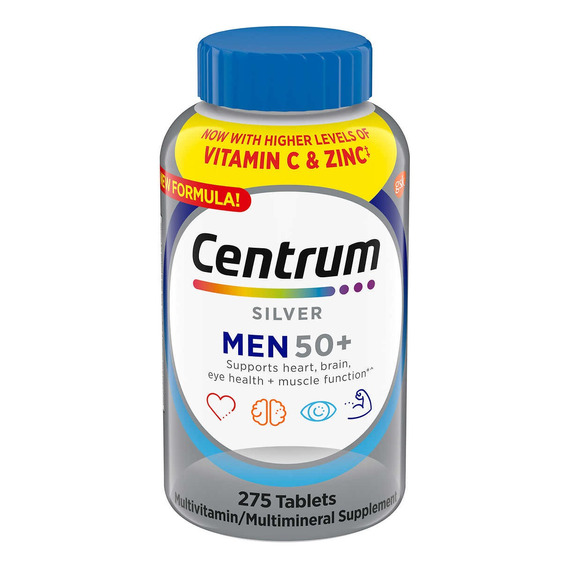 Centrum Silver Men 50+ Multivitaminico 275 Tabs