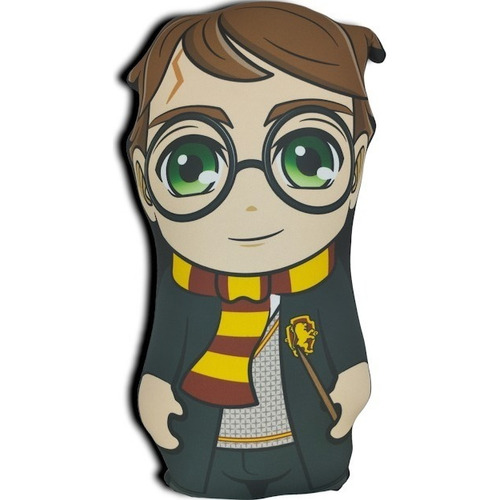 Almohada Cojín Harry Potter Suave 60 Cm Kawaii Color Negro