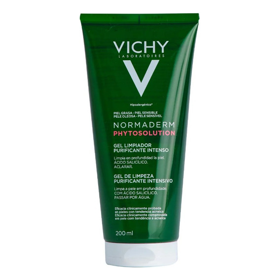 Gel De Limpieza Vichy Normaderm Phytosolution 200ml Tipo de piel Grasa