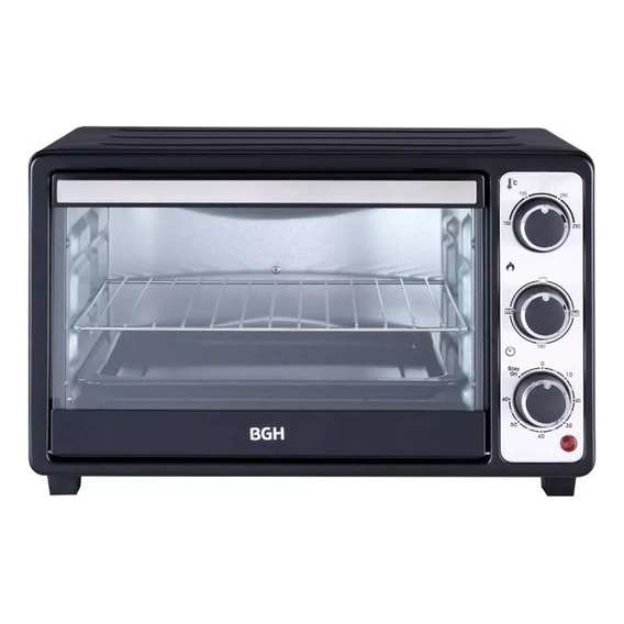 Horno Eléctrico Bgh 25 Litros Duo Bhe25m23n Color Negro