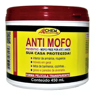 Anti Mofo Preventivo - Allchem 400g Armario Roupeiro Gaveta