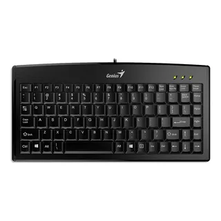 Teclado Genius Luxemate 100 Qwerty Español Color Negro