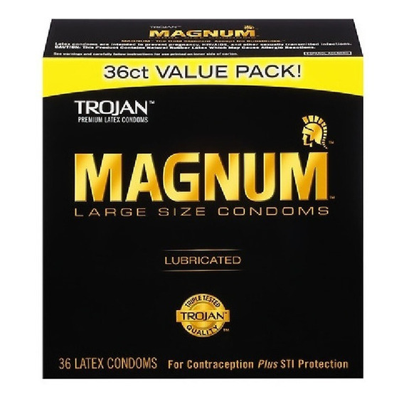 Condones Trojan Magnum  36 Unds
