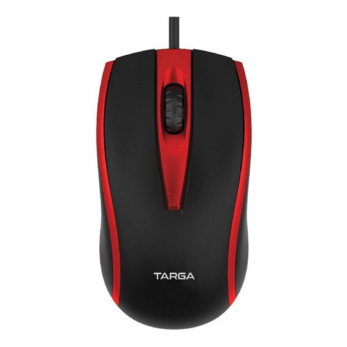 Mouse Usb Optico Targa Tg-m50 Rojo 1200dpi Cable 1.35mts