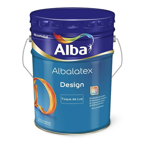 Albalatex Toque Sublime Latex Interior 20 Lts Acabado Eggshell Color Blanco