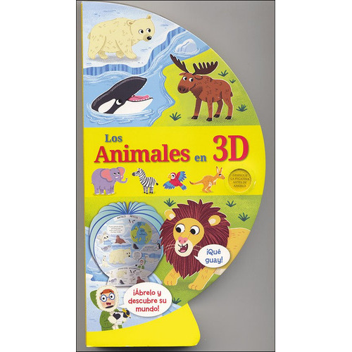 Los Animales En 3d, De Varios Autores. Editorial San Pablo Editorial, Tapa Dura En Español